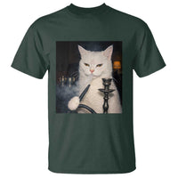 Funny Stoner Cat T Shirt 420 Stoner Smoking Cat Cannabis Lover Meme