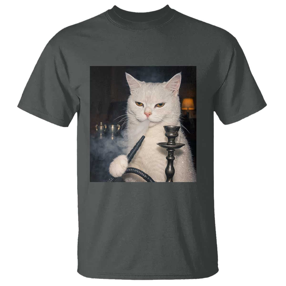 Funny Stoner Cat T Shirt 420 Stoner Smoking Cat Cannabis Lover Meme