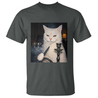 Funny Stoner Cat T Shirt 420 Stoner Smoking Cat Cannabis Lover Meme