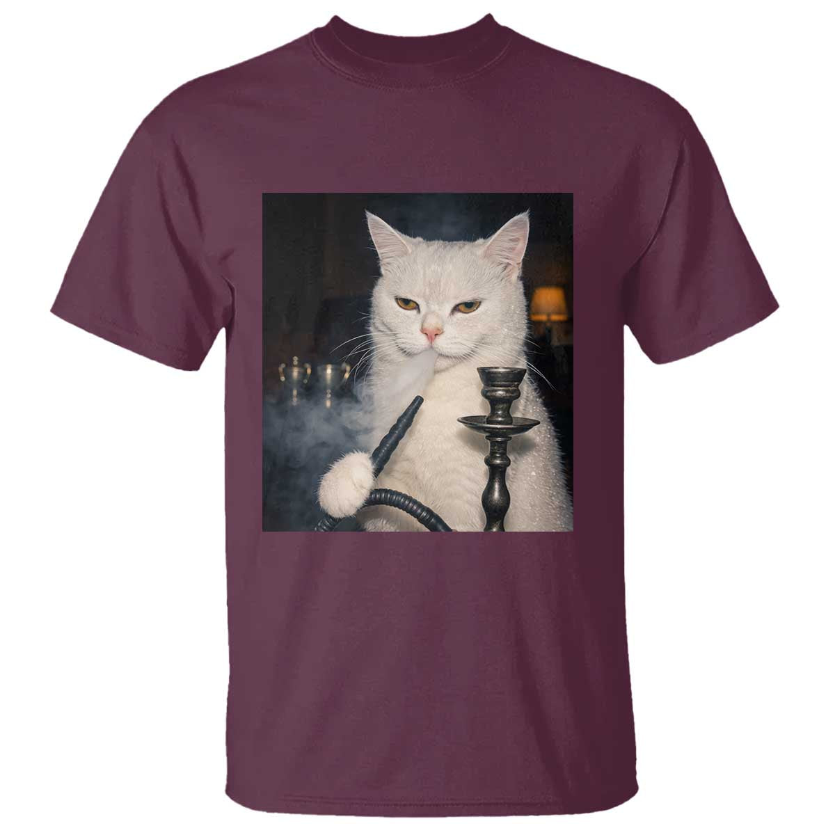 Funny Stoner Cat T Shirt 420 Stoner Smoking Cat Cannabis Lover Meme