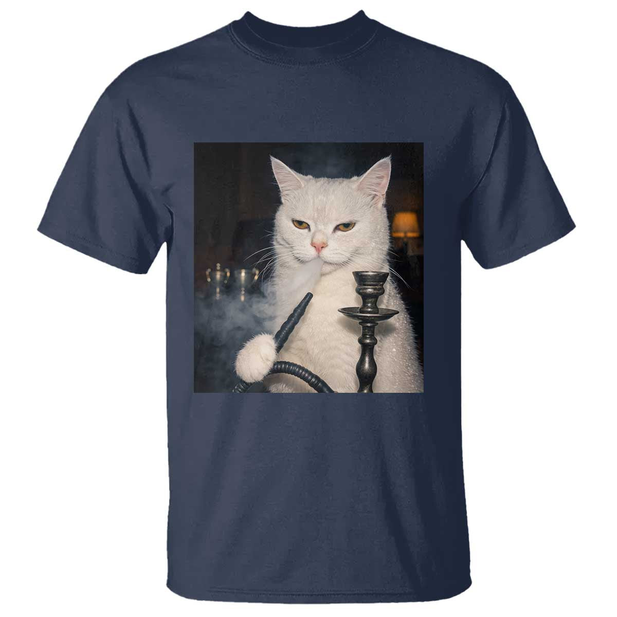 Funny Stoner Cat T Shirt 420 Stoner Smoking Cat Cannabis Lover Meme