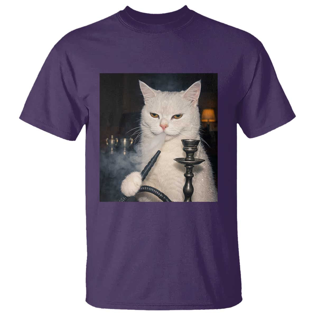 Funny Stoner Cat T Shirt 420 Stoner Smoking Cat Cannabis Lover Meme