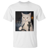 Funny Stoner Cat T Shirt 420 Stoner Smoking Cat Cannabis Lover Meme