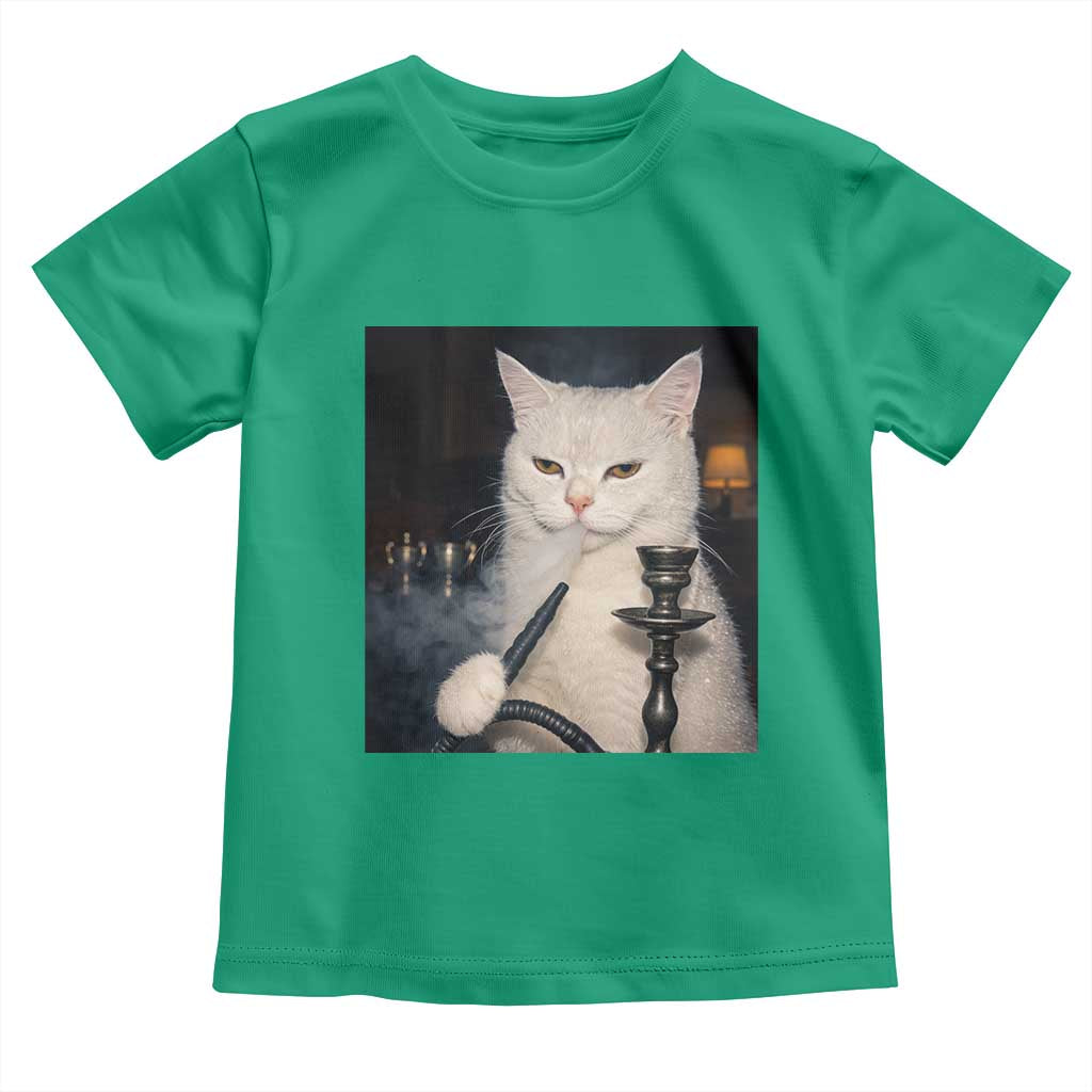 Funny Stoner Cat Toddler T Shirt 420 Stoner Smoking Cat Cannabis Lover Meme