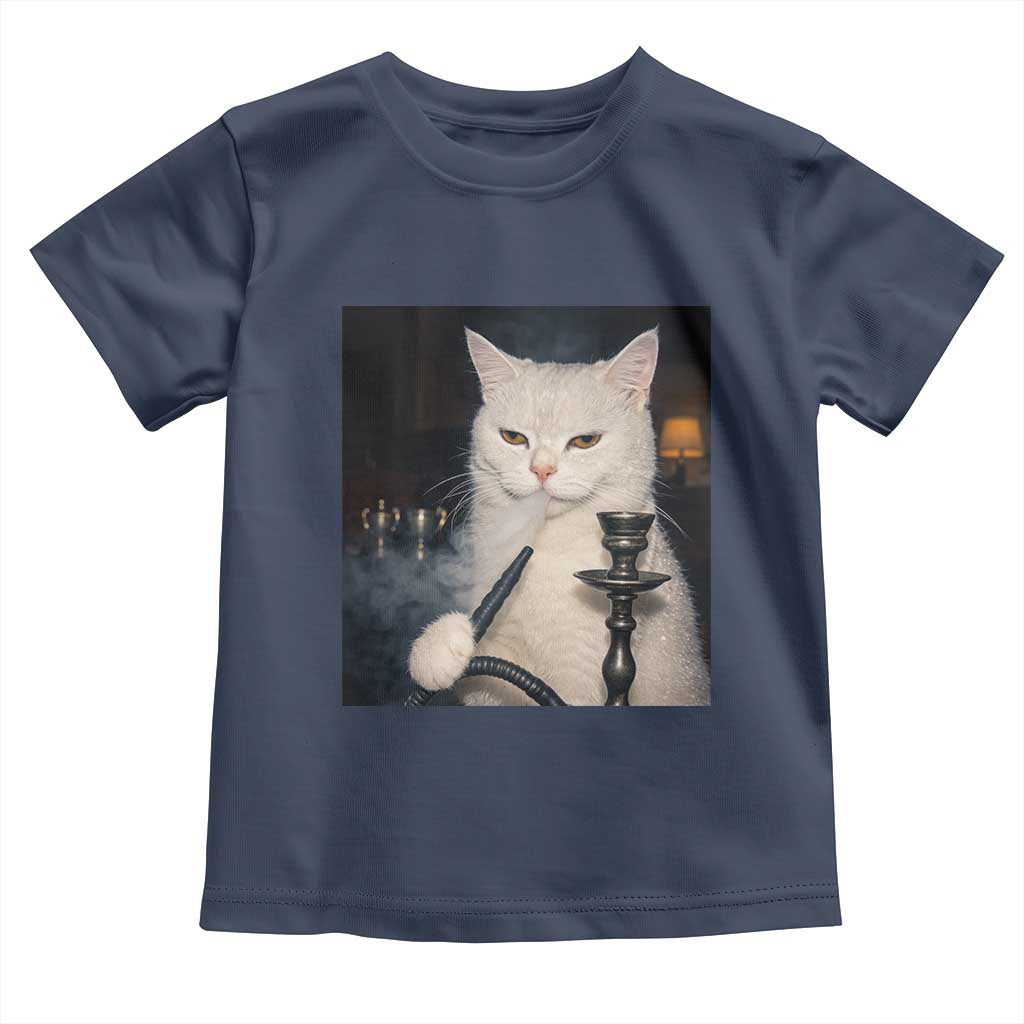 Funny Stoner Cat Toddler T Shirt 420 Stoner Smoking Cat Cannabis Lover Meme
