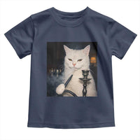 Funny Stoner Cat Toddler T Shirt 420 Stoner Smoking Cat Cannabis Lover Meme