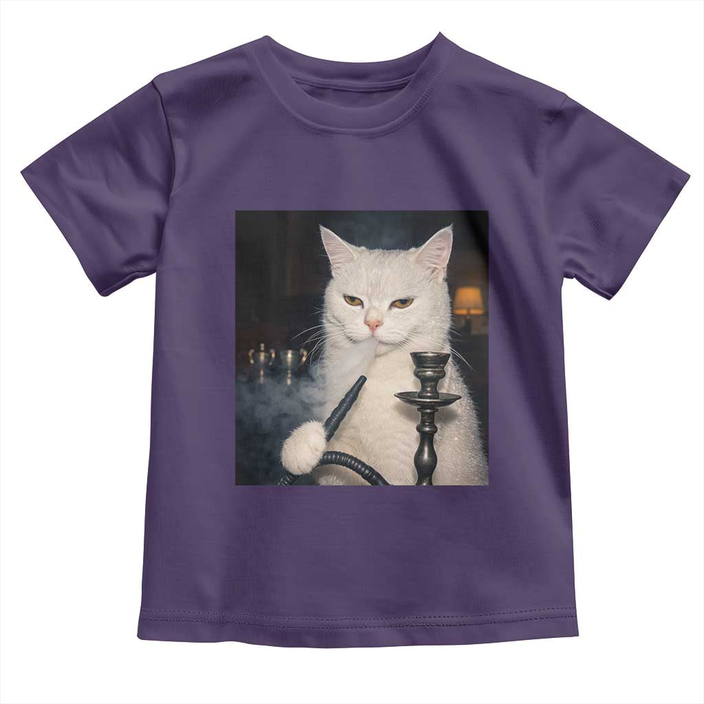 Funny Stoner Cat Toddler T Shirt 420 Stoner Smoking Cat Cannabis Lover Meme