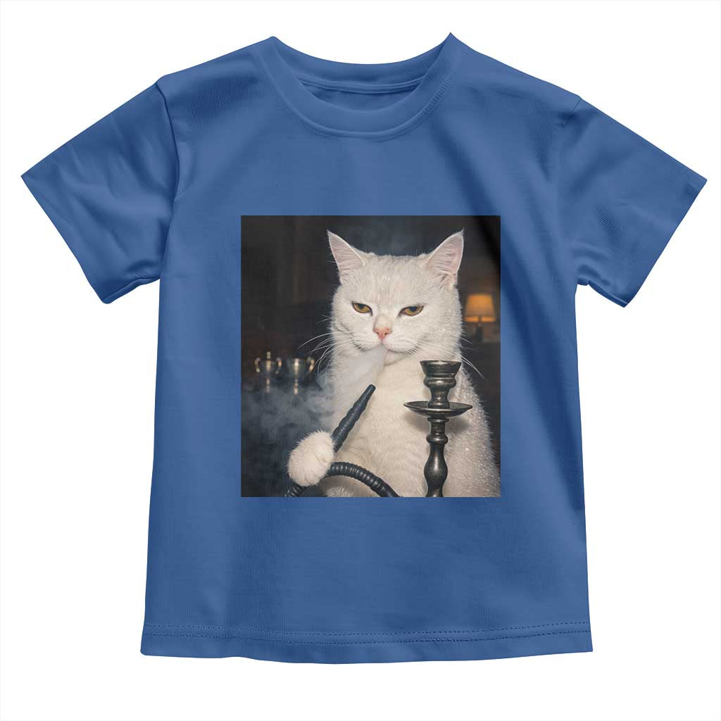 Funny Stoner Cat Toddler T Shirt 420 Stoner Smoking Cat Cannabis Lover Meme