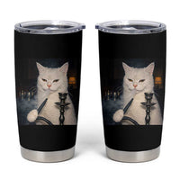 Funny Stoner Cat Tumbler Cup 420 Stoner Smoking Cat Cannabis Lover Meme