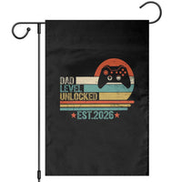 Dad Level Unlocked Garden Flag Funny New Dad Gaming Gamer 2026