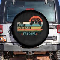 Dad Level Unlocked Spare Tire Cover Funny New Dad Gaming Gamer 2026