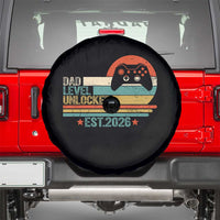 Dad Level Unlocked Spare Tire Cover Funny New Dad Gaming Gamer 2026