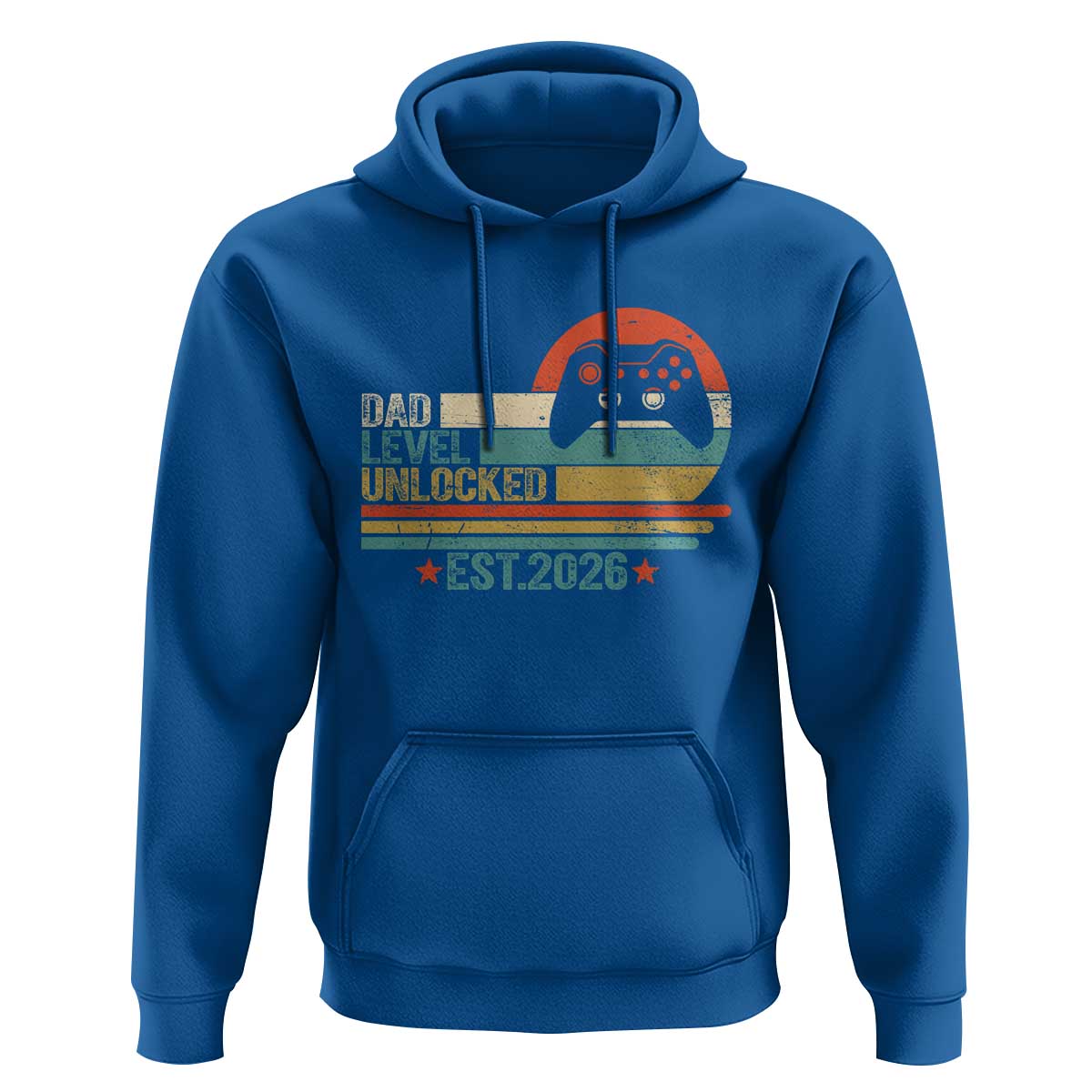 Dad Level Unlocked Hoodie Funny New Dad Gaming Gamer 2026