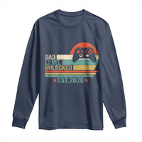 Dad Level Unlocked Long Sleeve Shirt Funny New Dad Gaming Gamer 2026