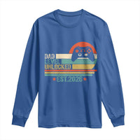 Dad Level Unlocked Long Sleeve Shirt Funny New Dad Gaming Gamer 2026