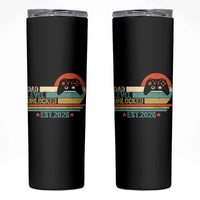 Dad Level Unlocked Skinny Tumbler Funny New Dad Gaming Gamer 2026