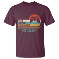 Dad Level Unlocked T Shirt Funny New Dad Gaming Gamer 2026
