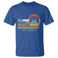 Dad Level Unlocked T Shirt Funny New Dad Gaming Gamer 2026