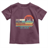 Dad Level Unlocked Toddler T Shirt Funny New Dad Gaming Gamer 2026