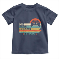 Dad Level Unlocked Toddler T Shirt Funny New Dad Gaming Gamer 2026