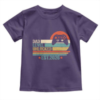 Dad Level Unlocked Toddler T Shirt Funny New Dad Gaming Gamer 2026
