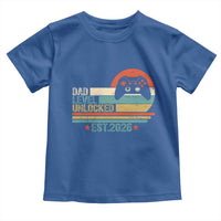 Dad Level Unlocked Toddler T Shirt Funny New Dad Gaming Gamer 2026