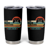 Dad Level Unlocked Tumbler Cup Funny New Dad Gaming Gamer 2026
