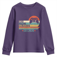 Dad Level Unlocked Youth Sweatshirt Funny New Dad Gaming Gamer 2026
