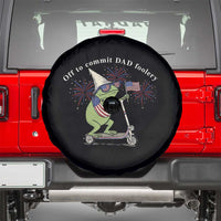 New Dad Frog 4th of July Spare Tire Cover Off to Commit Dad Foolery