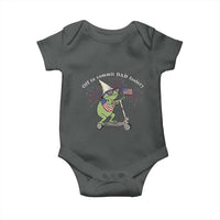 New Dad Frog 4th of July Baby Onesie Off to Commit Dad Foolery