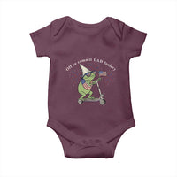 New Dad Frog 4th of July Baby Onesie Off to Commit Dad Foolery