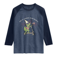 New Dad Frog 4th of July Raglan Shirt Off to Commit Dad Foolery
