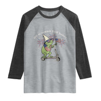 New Dad Frog 4th of July Raglan Shirt Off to Commit Dad Foolery