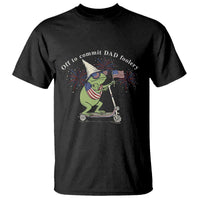 New Dad Frog 4th of July T Shirt Off to Commit Dad Foolery