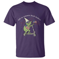 New Dad Frog 4th of July T Shirt Off to Commit Dad Foolery