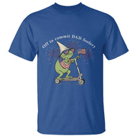 New Dad Frog 4th of July T Shirt Off to Commit Dad Foolery
