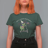 New Dad Frog 4th of July T Shirt For Women Off to Commit Dad Foolery