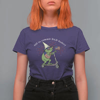 New Dad Frog 4th of July T Shirt For Women Off to Commit Dad Foolery