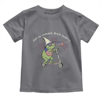 New Dad Frog 4th of July Toddler T Shirt Off to Commit Dad Foolery