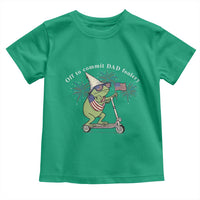 New Dad Frog 4th of July Toddler T Shirt Off to Commit Dad Foolery