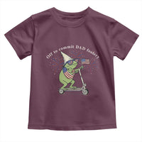 New Dad Frog 4th of July Toddler T Shirt Off to Commit Dad Foolery