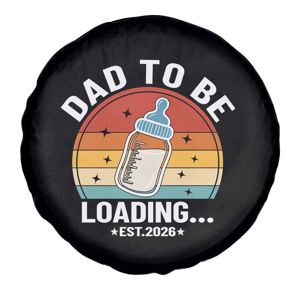 Dad to Be 2026 Spare Tire Cover Funny Pregnancy Announcement Gift