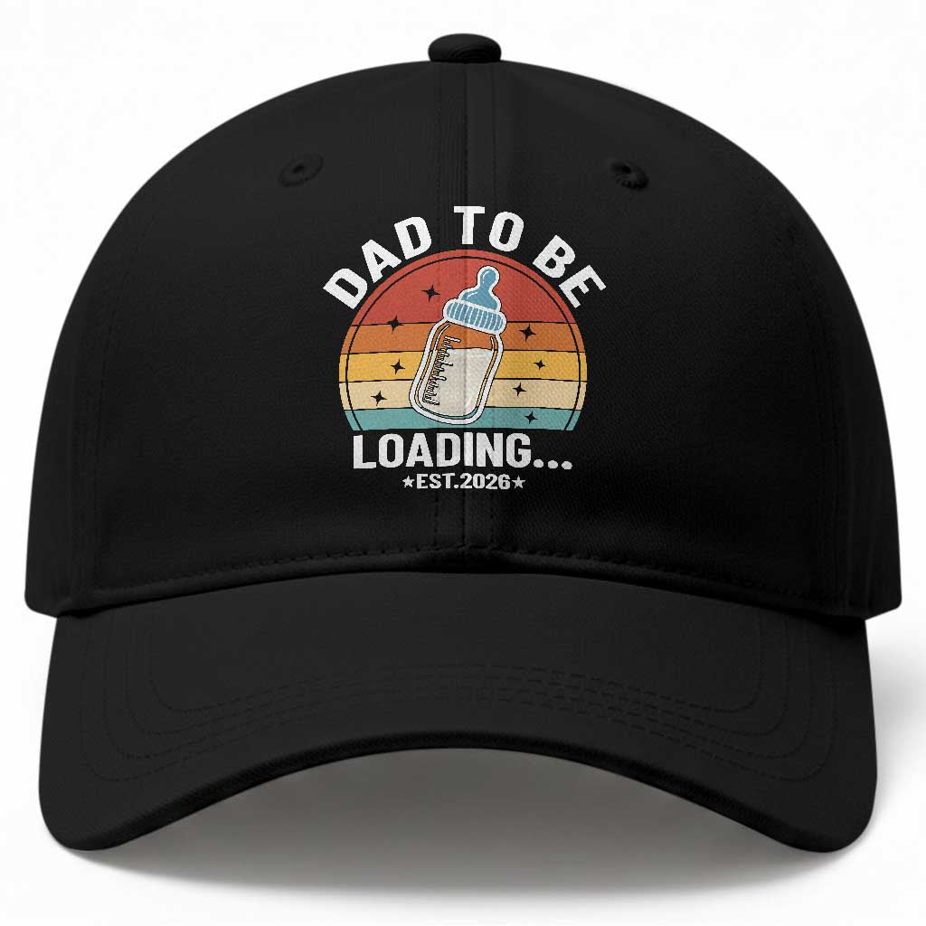 Dad to Be 2026 Baseball Cap Funny Pregnancy Announcement Gift