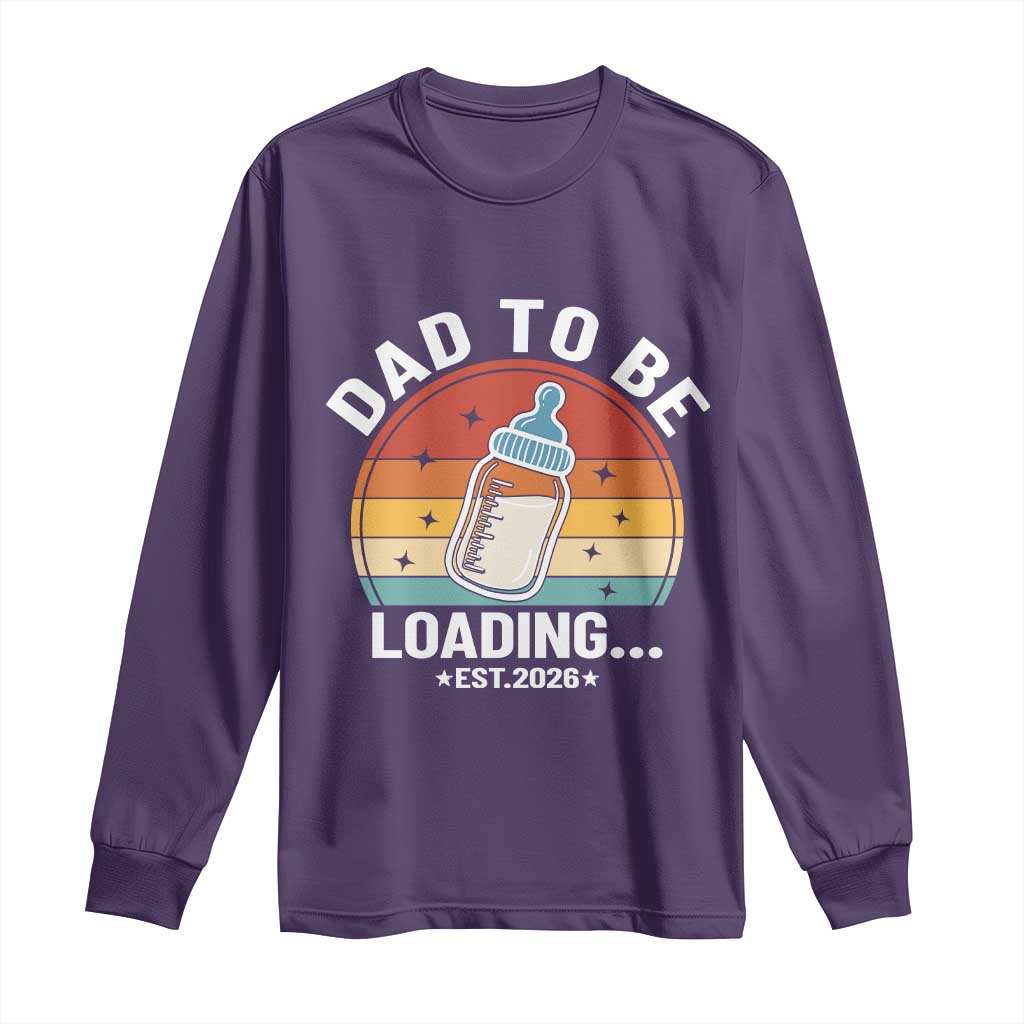 Dad to Be 2026 Long Sleeve Shirt Funny Pregnancy Announcement Gift