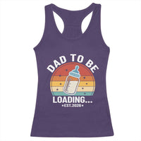 Dad to Be 2026 Racerback Tank Top Funny Pregnancy Announcement Gift