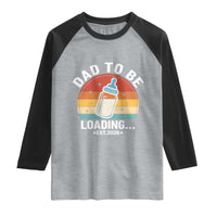 Dad to Be 2026 Raglan Shirt Funny Pregnancy Announcement Gift