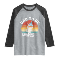 Dad to Be 2026 Raglan Shirt Funny Pregnancy Announcement Gift