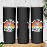 Dad to Be 2026 Skinny Tumbler Funny Pregnancy Announcement Gift