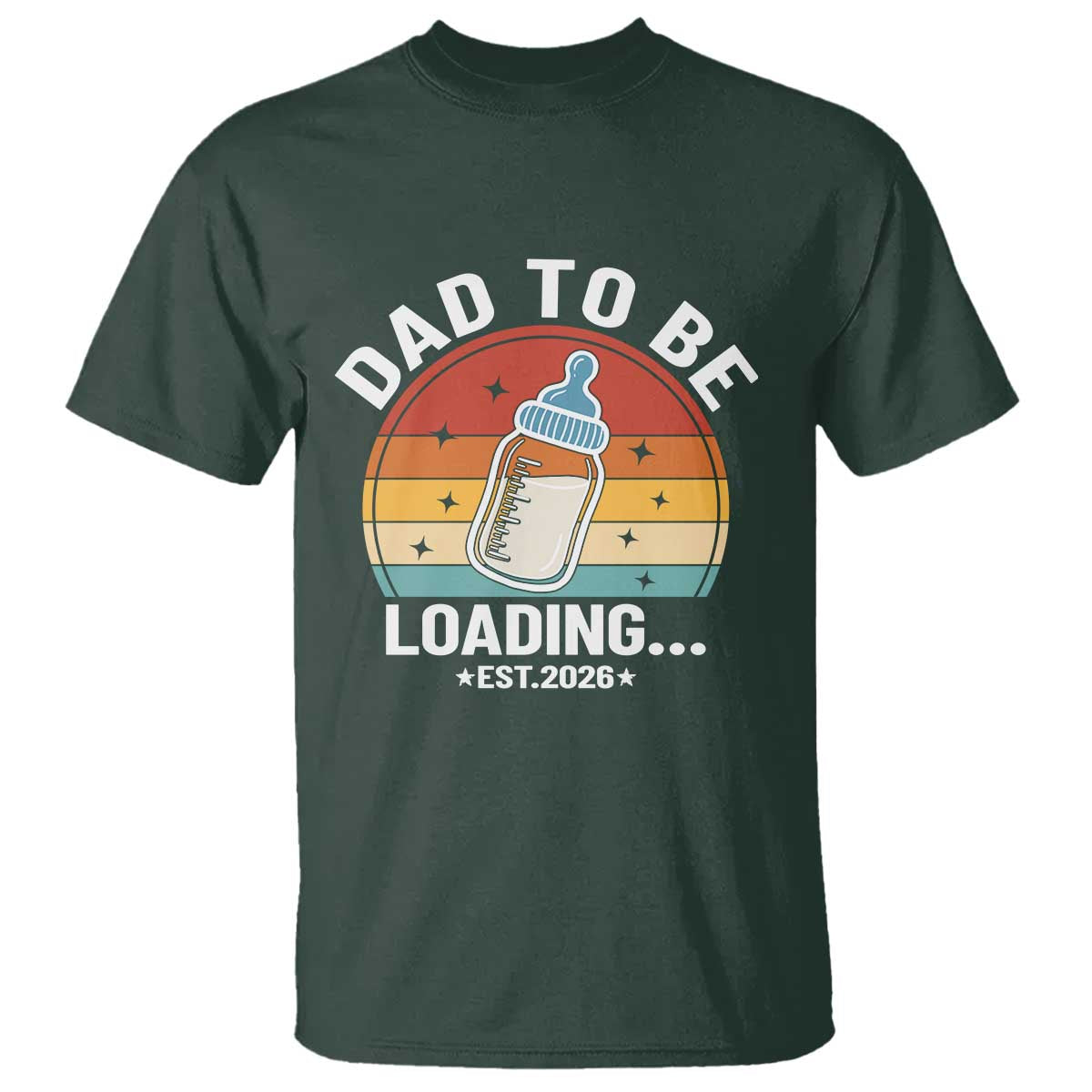 Dad to Be 2026 T Shirt Funny Pregnancy Announcement Gift