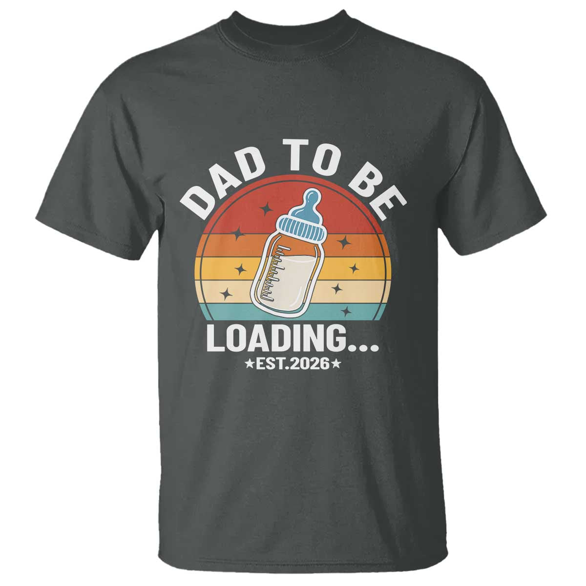 Dad to Be 2026 T Shirt Funny Pregnancy Announcement Gift